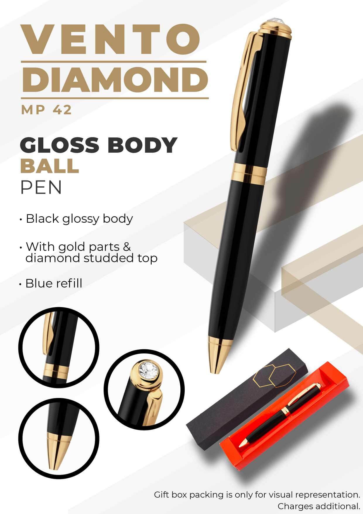 Gloss Body Vento Diamond Ball Pen
